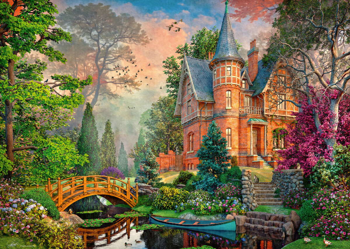 Ravensburger - Terracotta Mansion Puzzle - 1000 Brikker