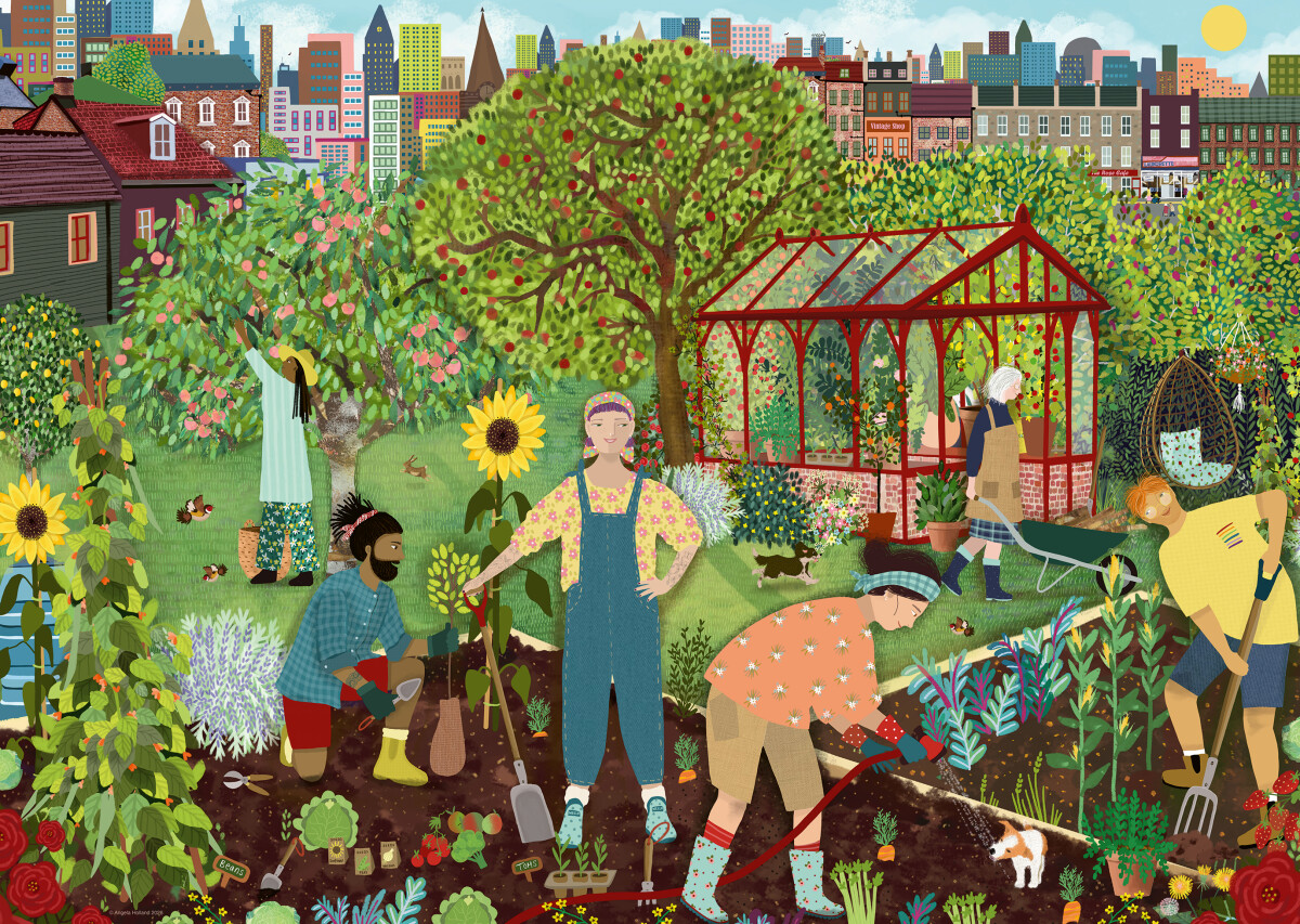 Ravensburger - Community Allotment Puzzle - 1000 Brikker