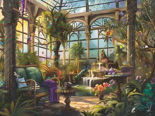 Ravensburger Puslespil - The Greenhouse - 1500 Brikker