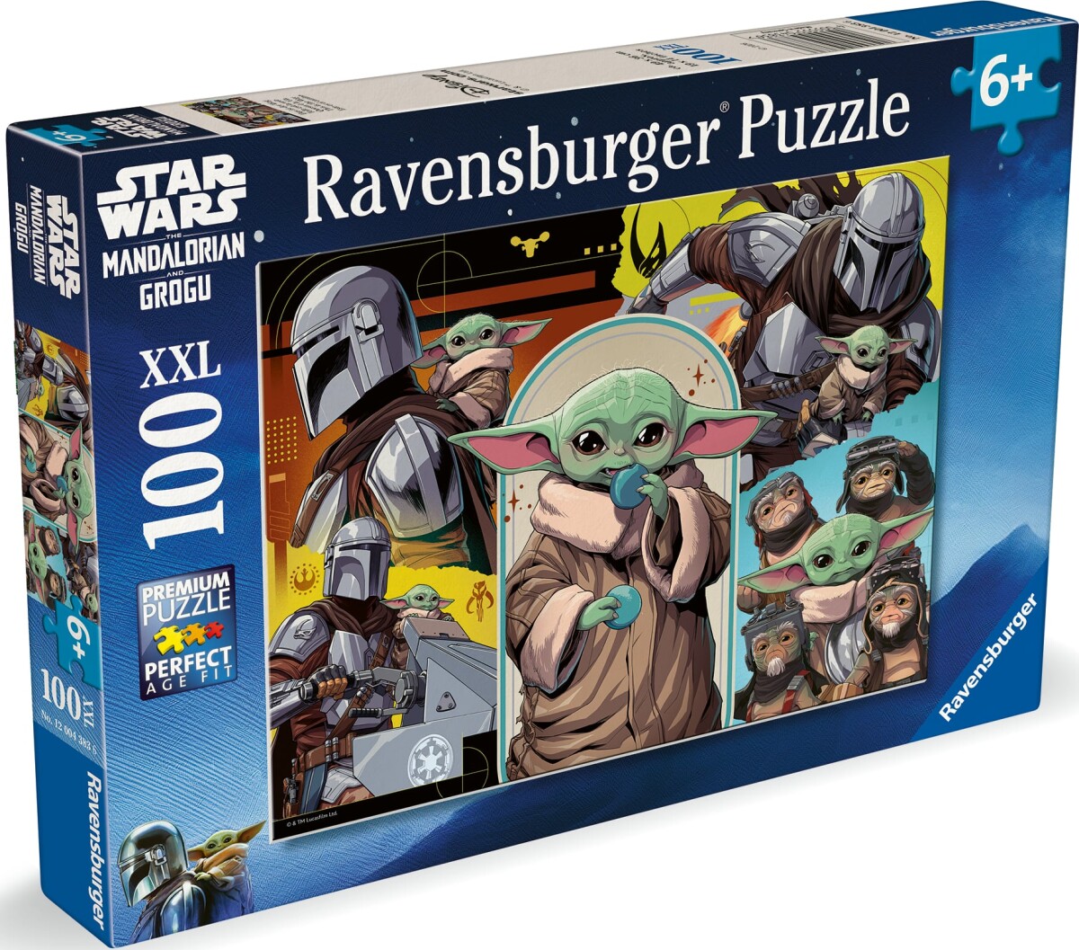 Ravensburger - The Mandalorian Grogu Puzzle - 100 Brikker
