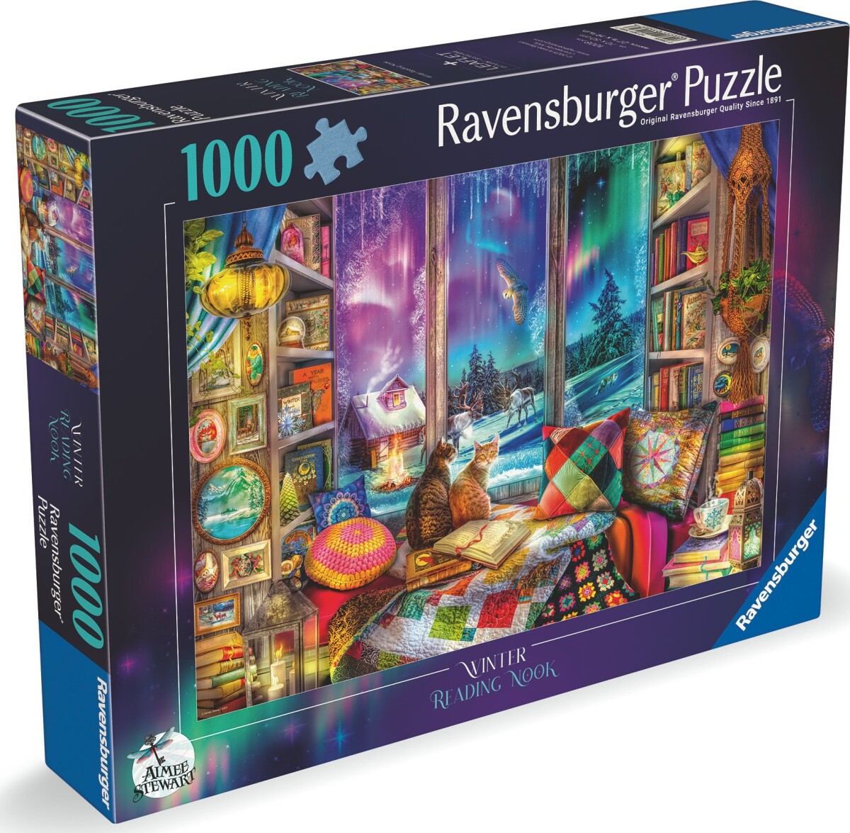 Ravensburger Puslespil - 1000 Brikker - Vinterlæsekrogen