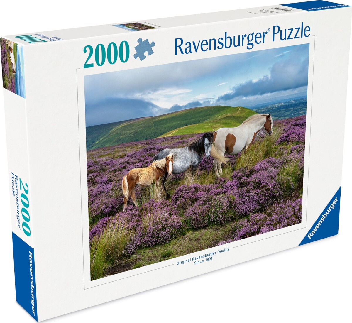 Ravensburger - Wild Horses - Heste Puslespil - 2000 Brikker