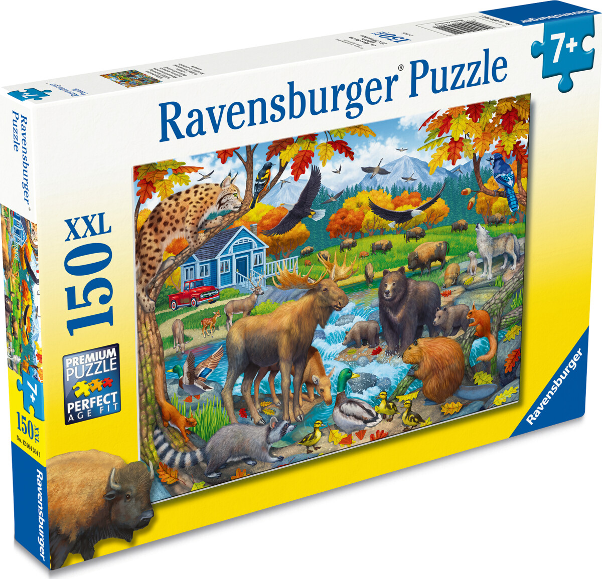 Ravensburger - Wildlife Gathering Puslespil - 150 Xxl Brikker