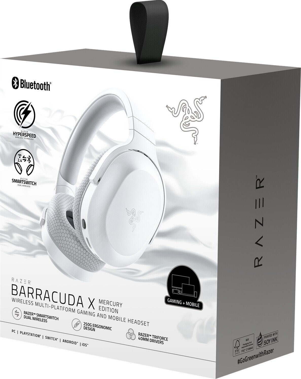 Razer - Barracuda X Wireless Gaming Høretelefoner - Mercury