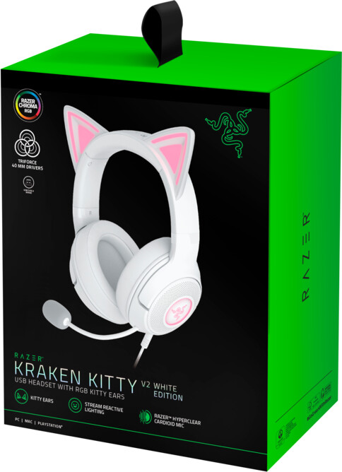 Razer - Kraken Kitty V2 - White