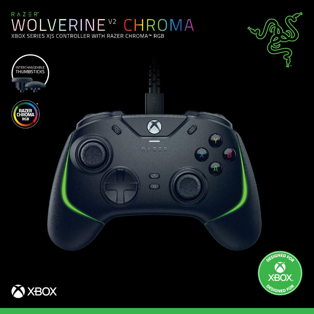 Razer - Wolverine V2 Chroma - Razer Chroma Rgb
