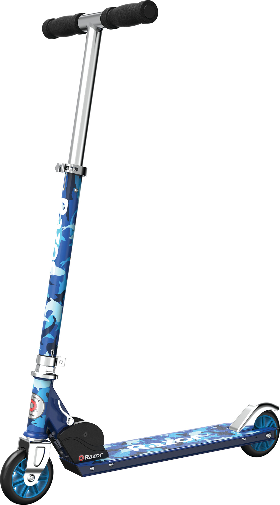 Razor - Løbehjul Til Børn - A Shark Camo - Maks 65 Kg