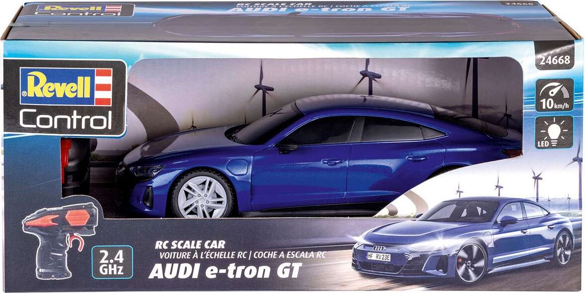 Fjernstyret Racerbil - Audi E-Tron Gt - Revell Control - 24668