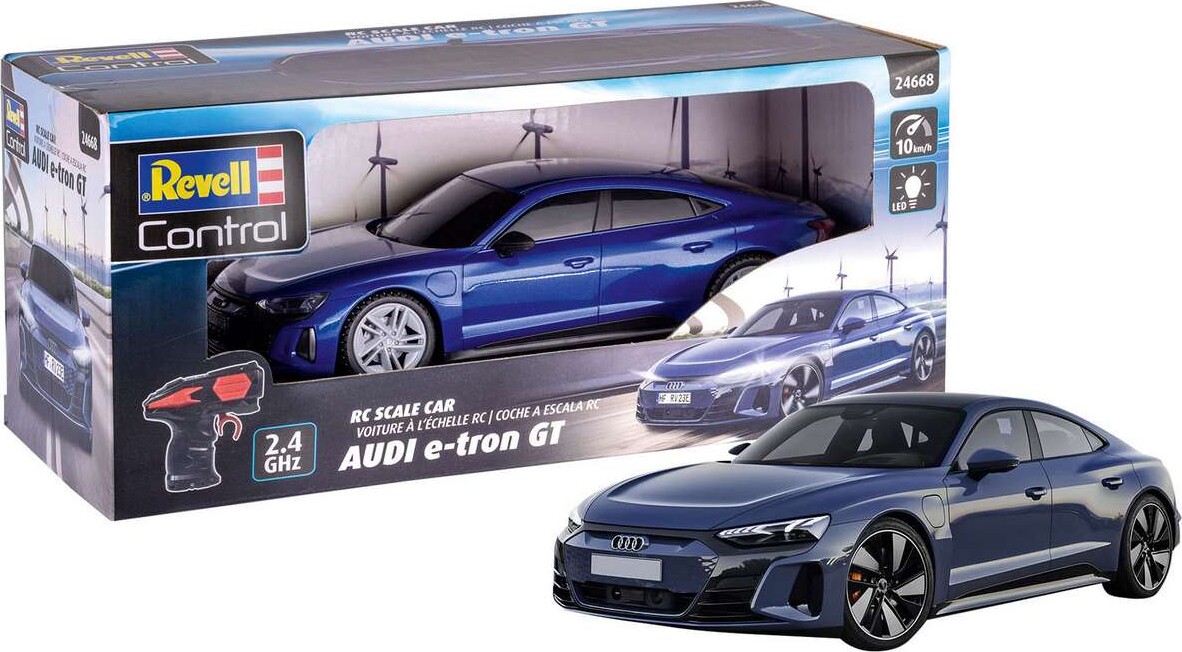 Fjernstyret Racerbil - Audi E-Tron Gt - Revell Control - 24668