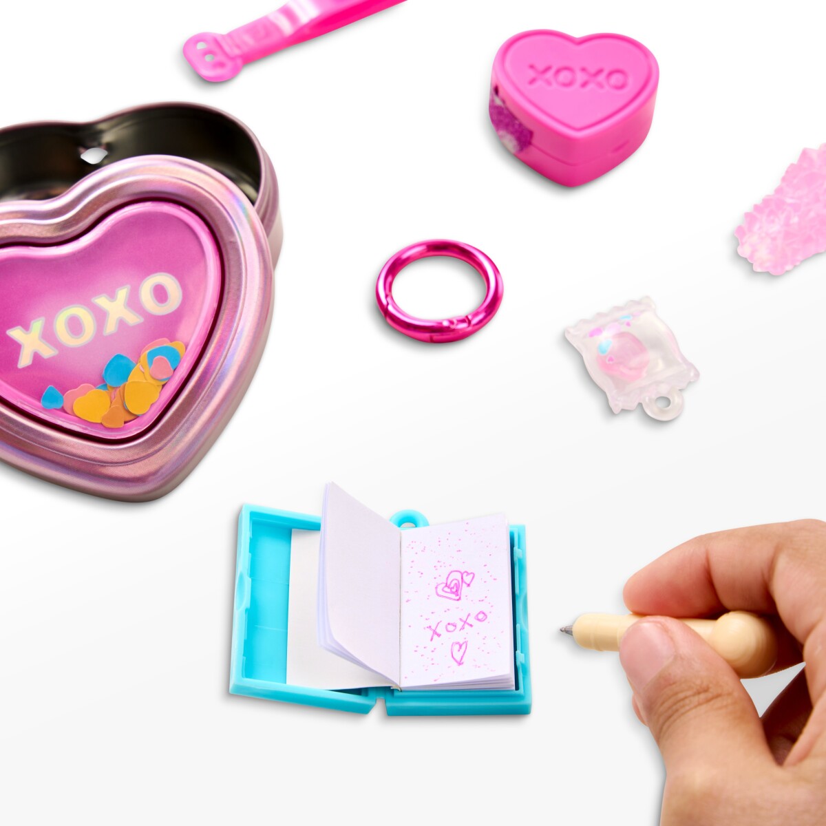 Real Littles Mini Dåser Med Charms Af Skoleredskaber - Assorteret