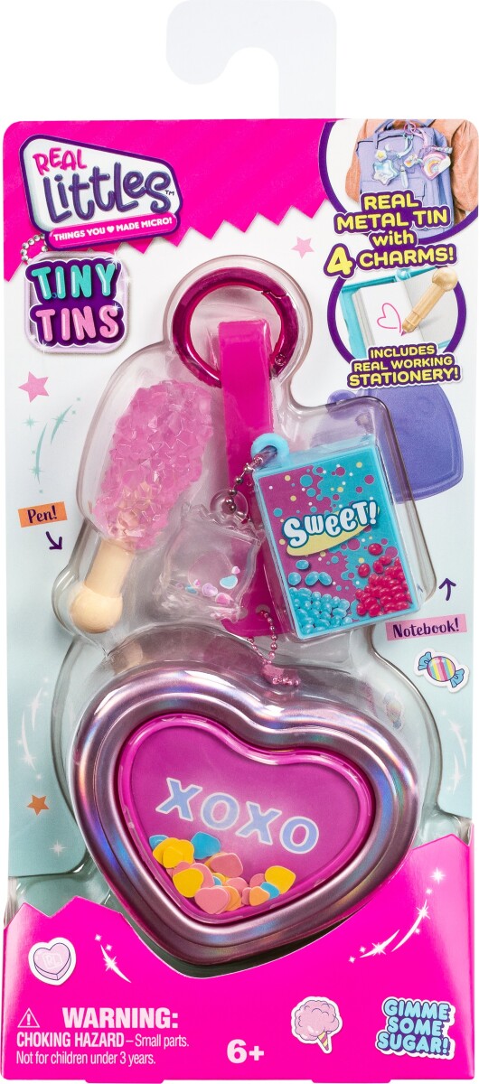 Real Littles Mini Dåser Med Charms Af Skoleredskaber - Assorteret