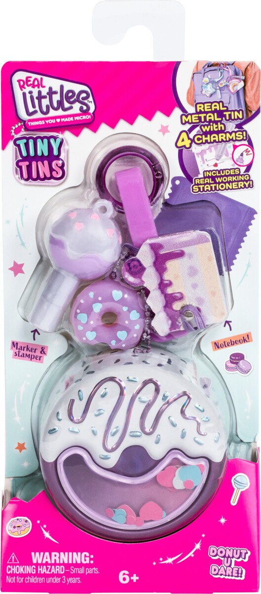 Real Littles Mini Dåser Med Charms Af Skoleredskaber - Assorteret