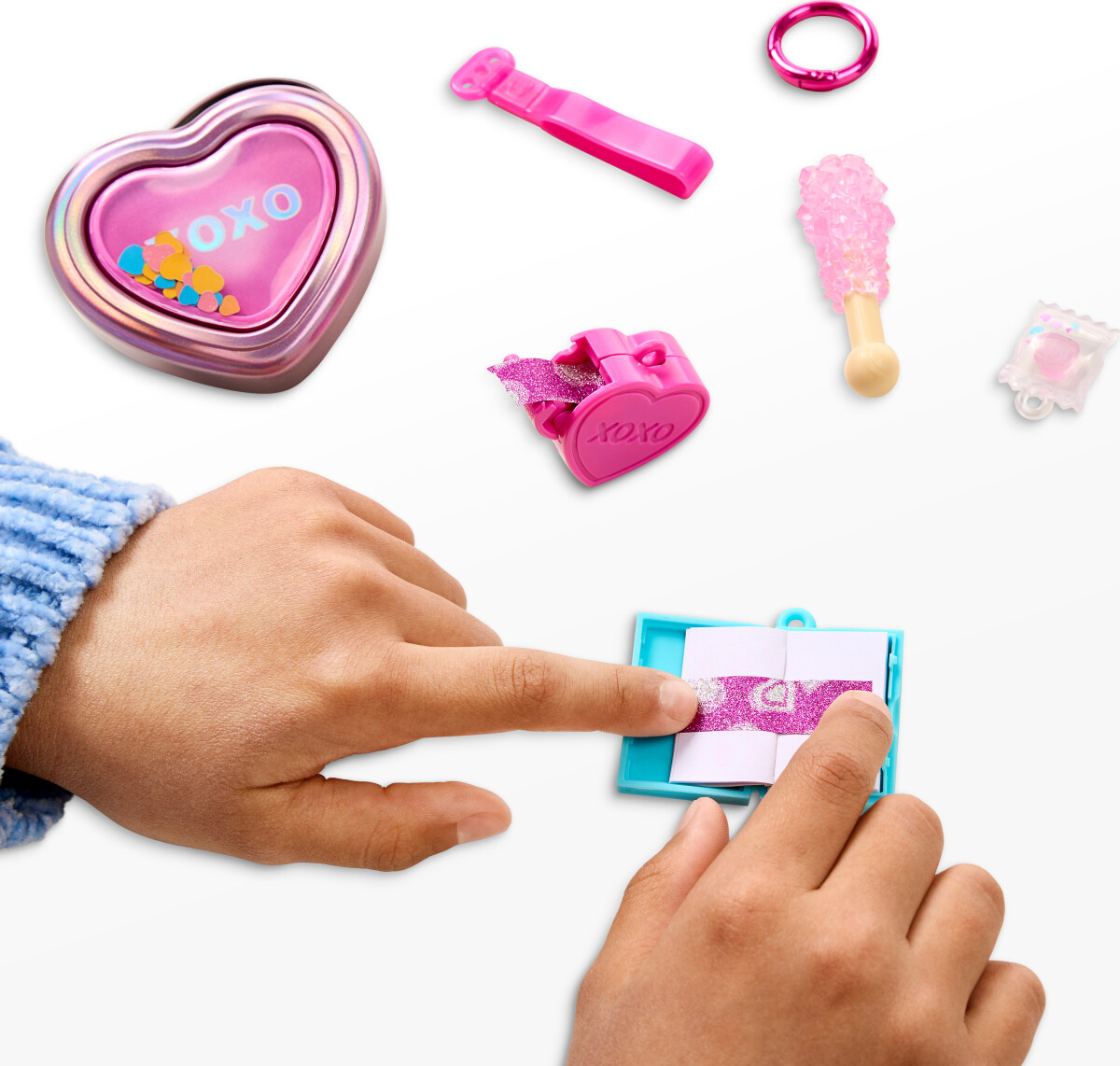 Real Littles Mini Dåser Med Charms Af Skoleredskaber - Assorteret