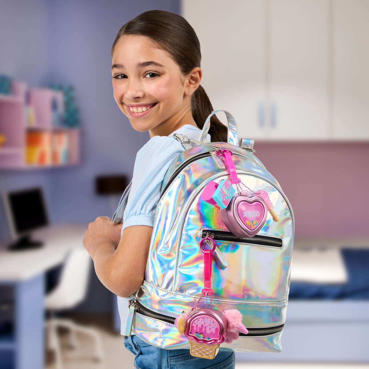 Real Littles Mini Dåser Med Charms Af Skoleredskaber - Assorteret