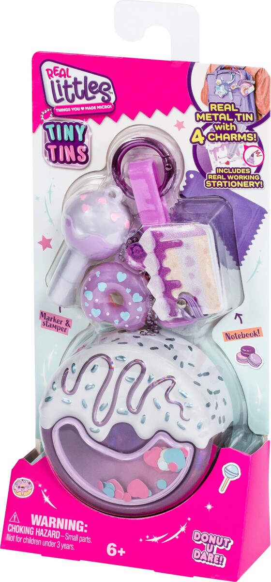 Real Littles Mini Dåser Med Charms Af Skoleredskaber - Assorteret