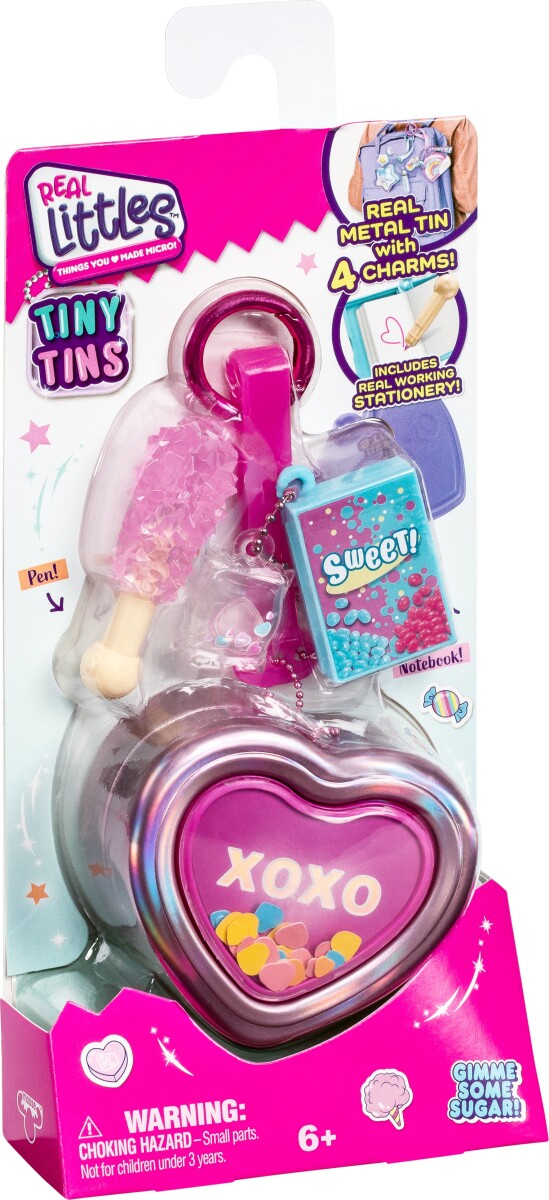 Real Littles Mini Dåser Med Charms Af Skoleredskaber - Assorteret