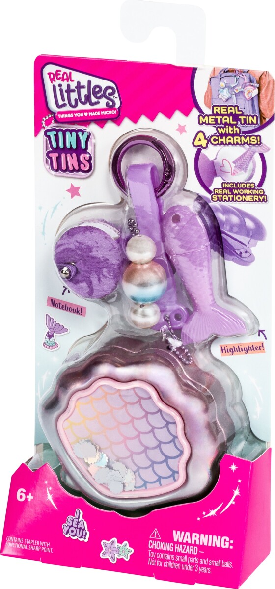 Real Littles Mini Dåser Med Charms Af Skoleredskaber - Assorteret