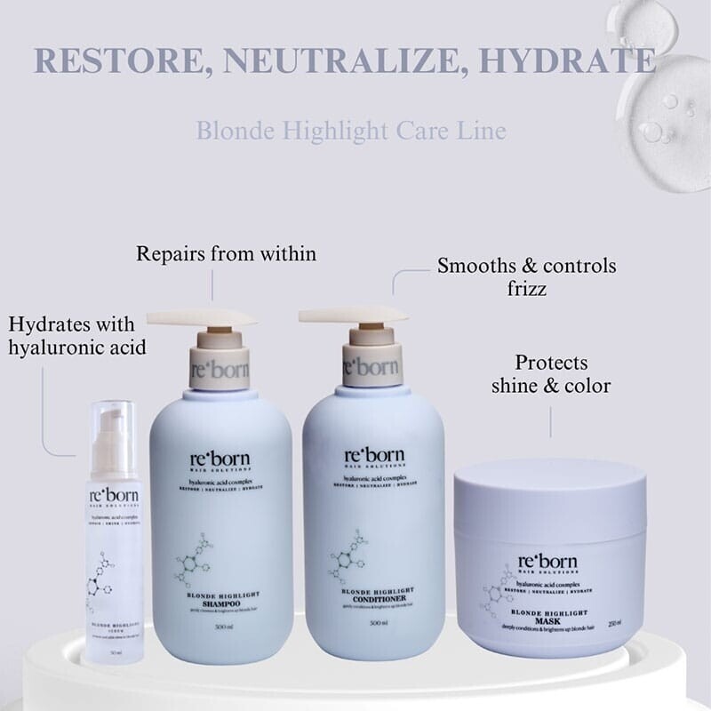 Reborn - Blonde Highlight Conditioner - 500 Ml