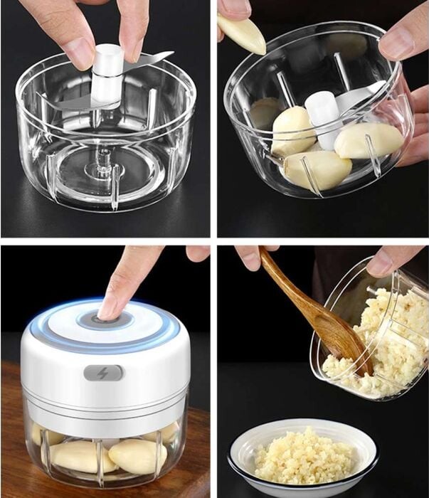 Mini Food Processor - Genopladelig - Mikamax