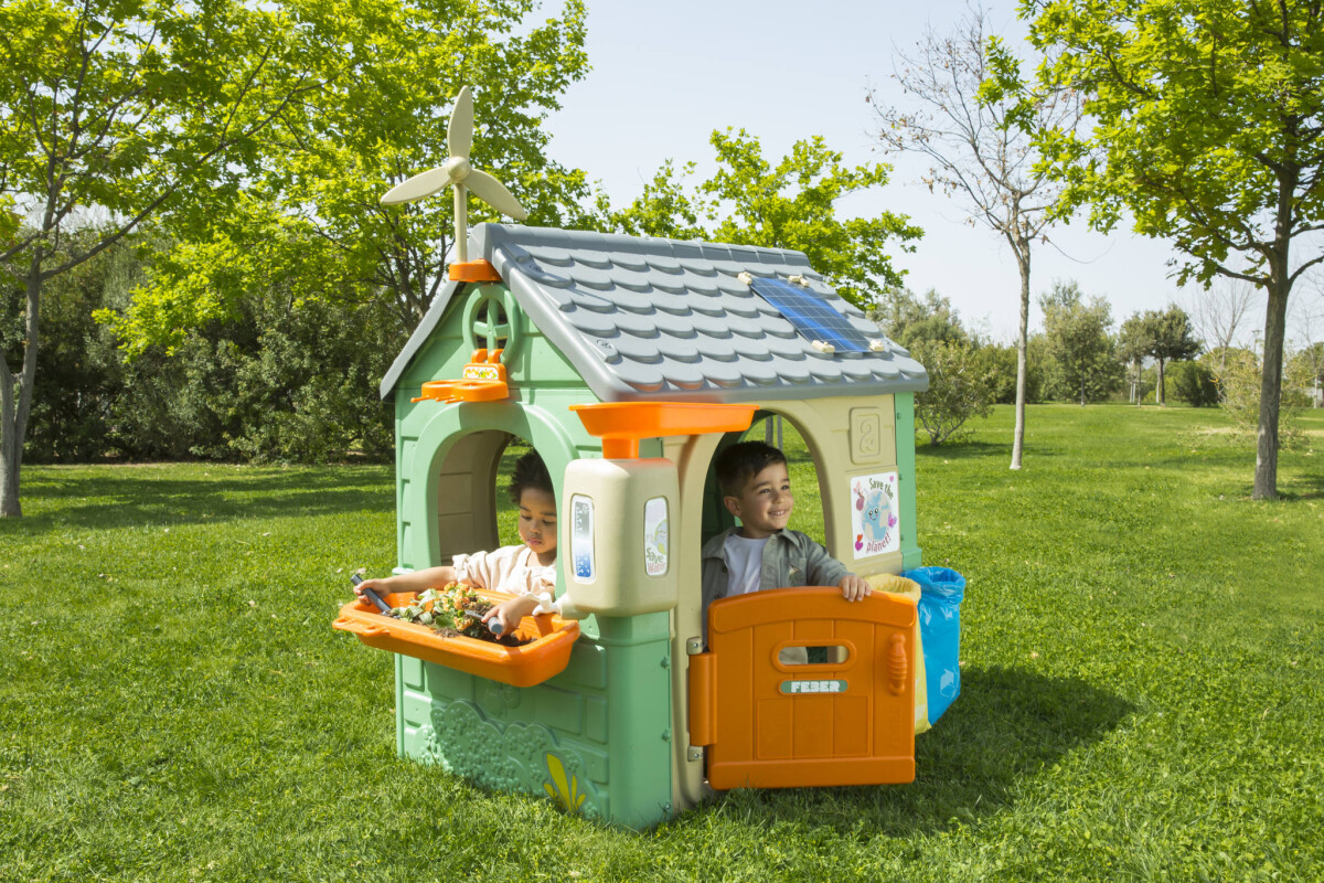 Feber - Udendørs Legehus I Plastik Til Børn - Casual House