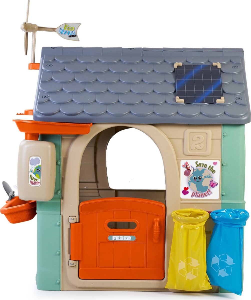 Feber - Udendørs Legehus I Plastik Til Børn - Casual House