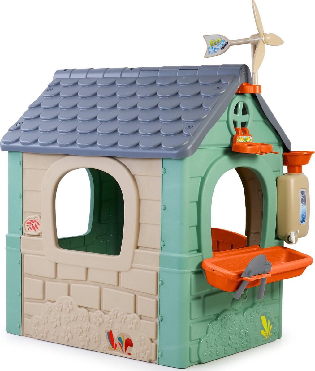 Feber - Udendørs Legehus I Plastik Til Børn - Casual House