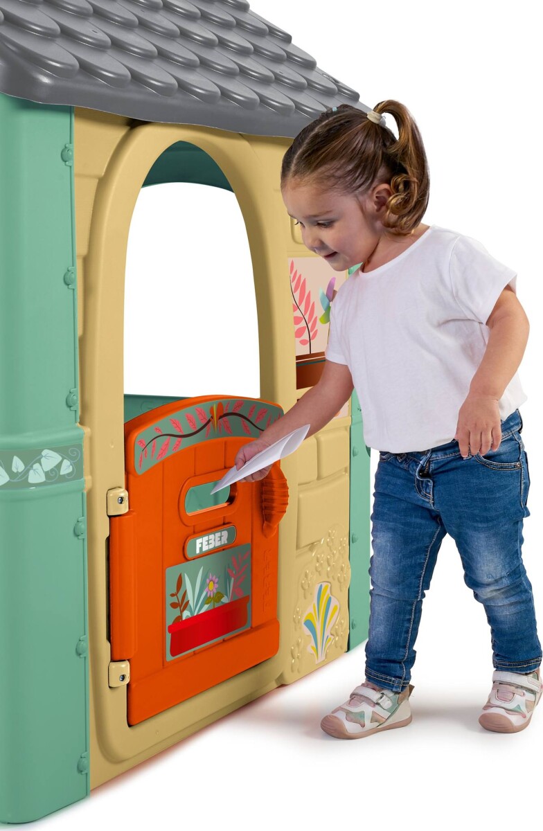 Feber - Udendørs Legehus I Plastik Til Børn - Casual House