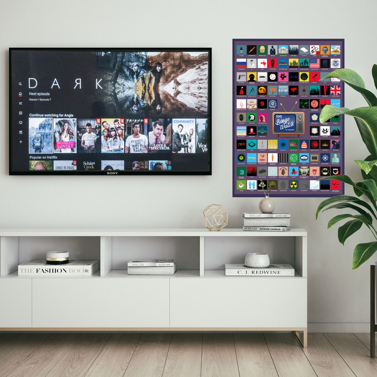 Mad Monkey - Scratch Poster Top 100 Tv Shows