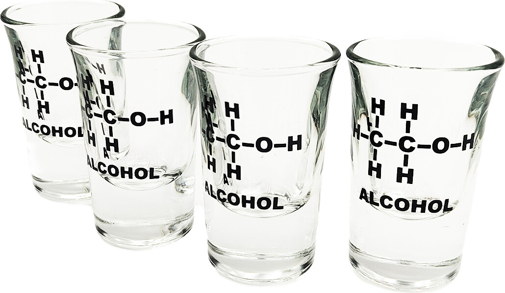 Mad Monkey 2000029 Shot Glas 4 Stk - 5 Cl Per Glass
