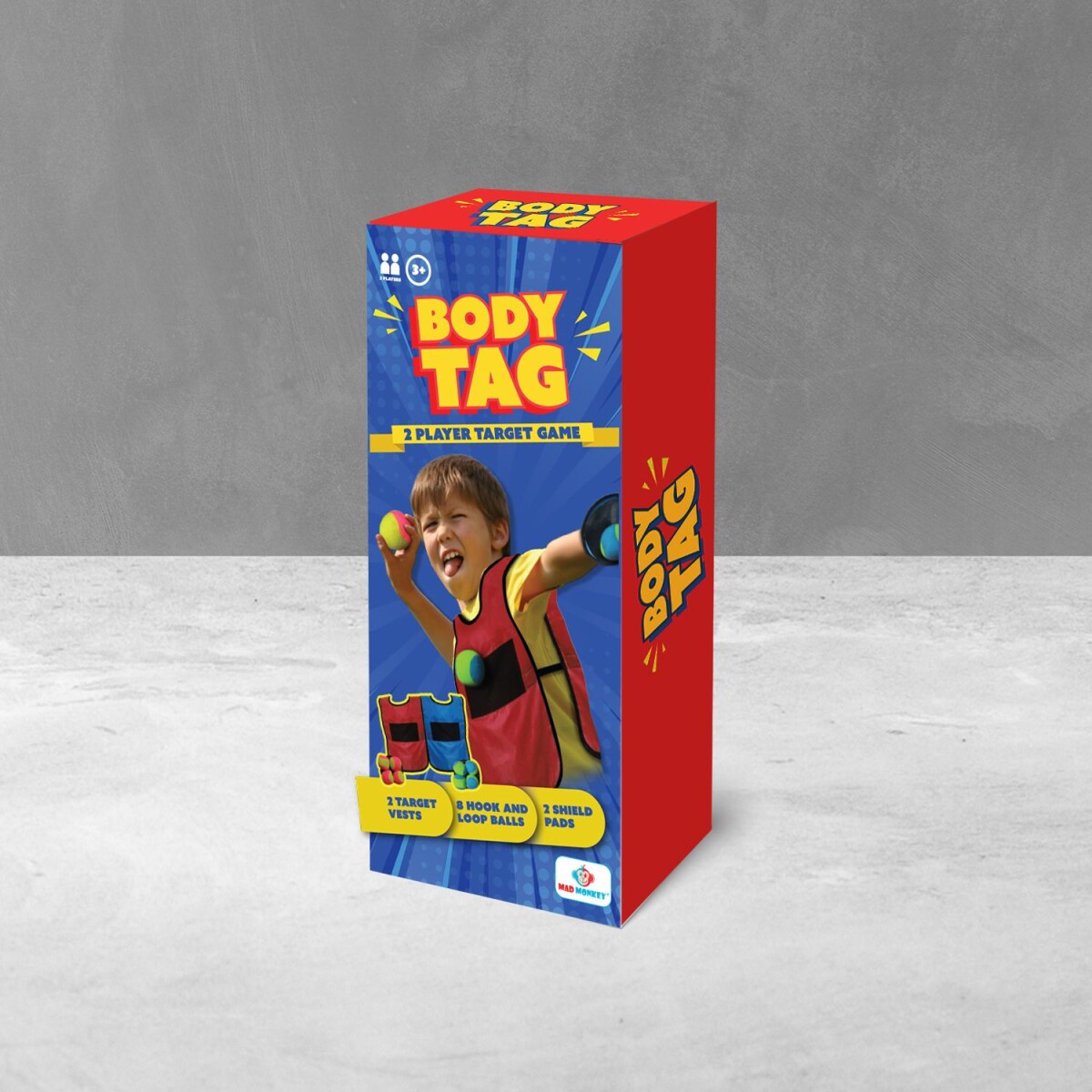 Red Monkey - Mad Monkey - Body Tag