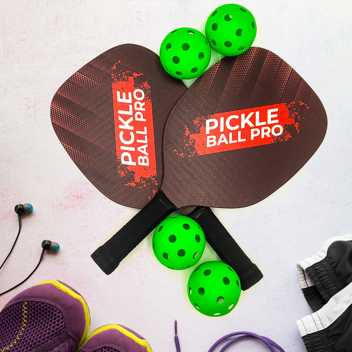 Red Monkey - Mad Monkey Pickleball Racket Set