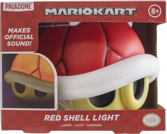 Mario Kart Lampe - Red Shell - 12 Cm
