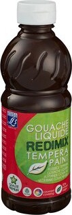 Lefranc Bourgeois - Gouache Maling - Redimix - Burnt Umber - 500 Ml