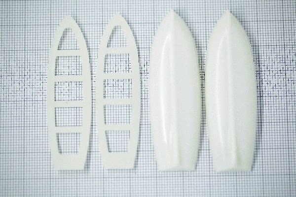 Billing Boats Fittings - Redningsbåde - 2 Stk - 22 X 65 Mm