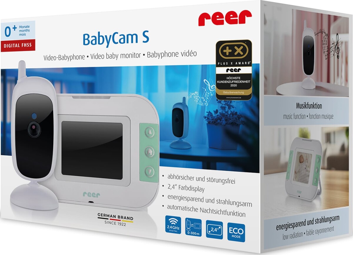 Reer - Babycam - Whiteturquoise - 24 Color Screen