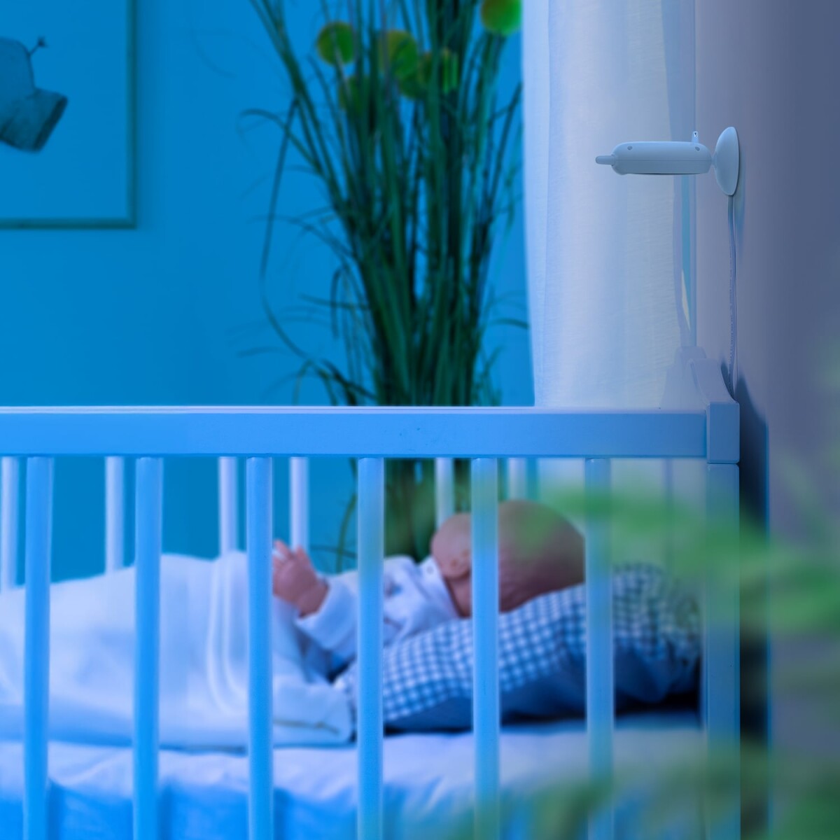 Reer - Babycam - Whiteturquoise - 24 Color Screen