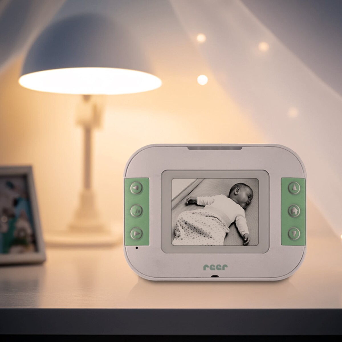 Reer - Babycam - Whiteturquoise - 24 Color Screen