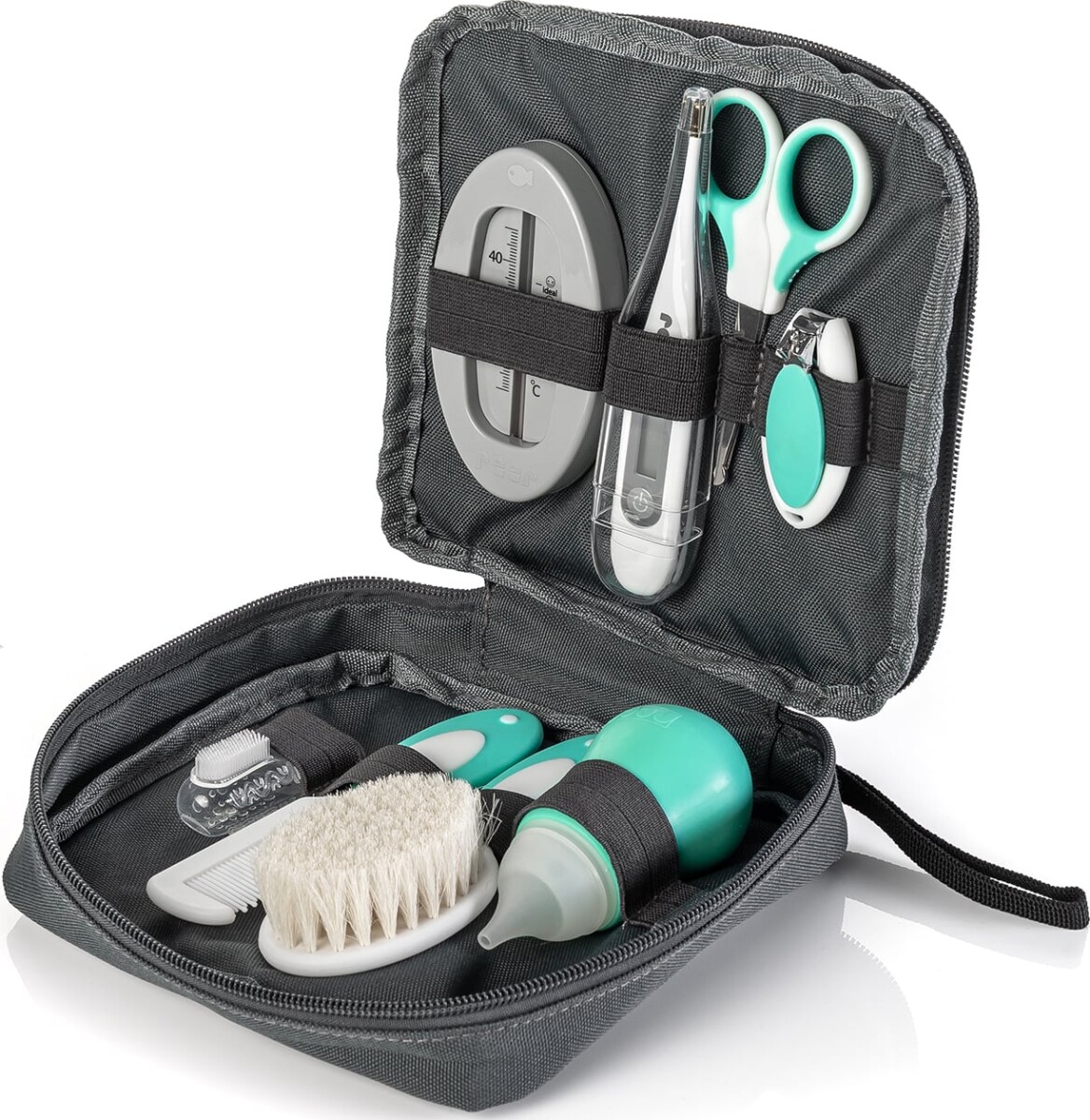Reer - Babycare Plejesæt - White Grey Turquoise - 175 X 55 X 205 Cm