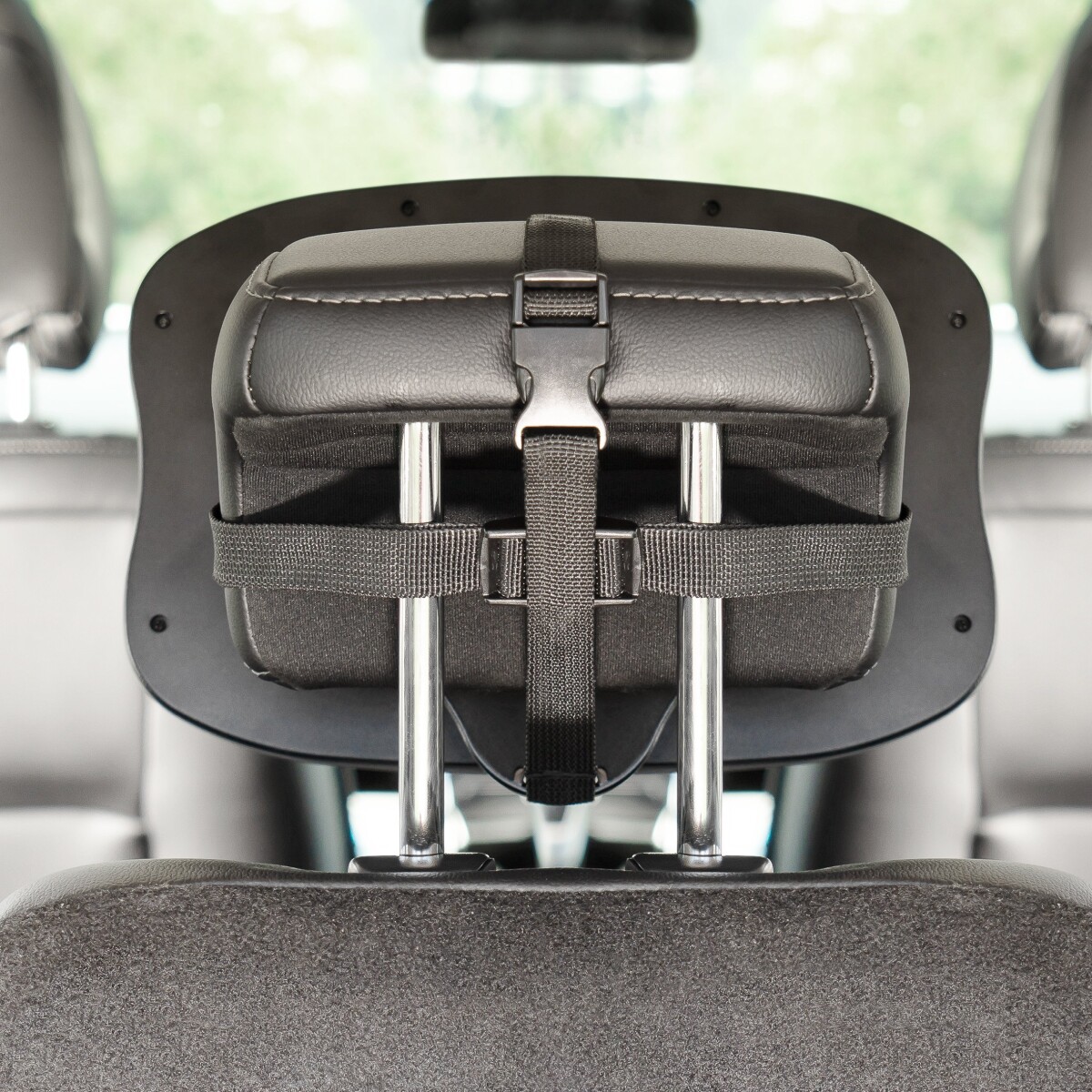 Reer - Babyview Bilspejl Med Lys - Grey - 29 X 8 X 24 Cm