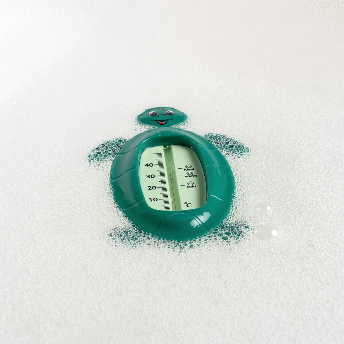 Reer - Badetermometer - Skildpadde - Green - 10 X 13 Cm