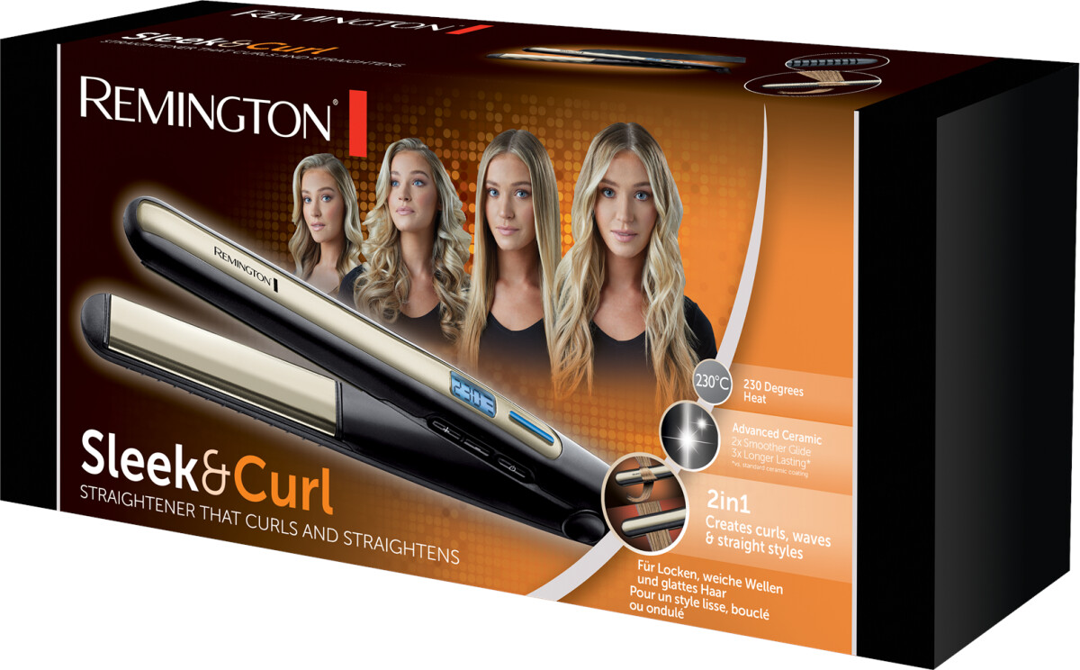 Remington S6500 - Sleek Curl Straightener - Glattejern
