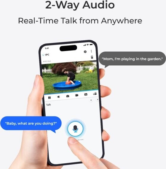 Reolink - E1 Pro E330 Smart Wi-Fi Pt Indendørs Kamera - Hvid