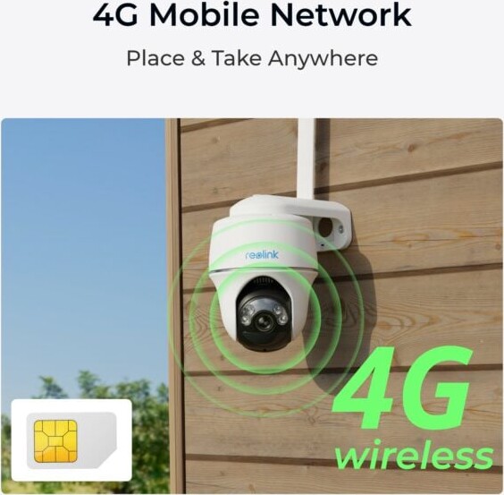 Reolink - Go Pt Plus G430 4G Lte Outdoor Battery Camera - White