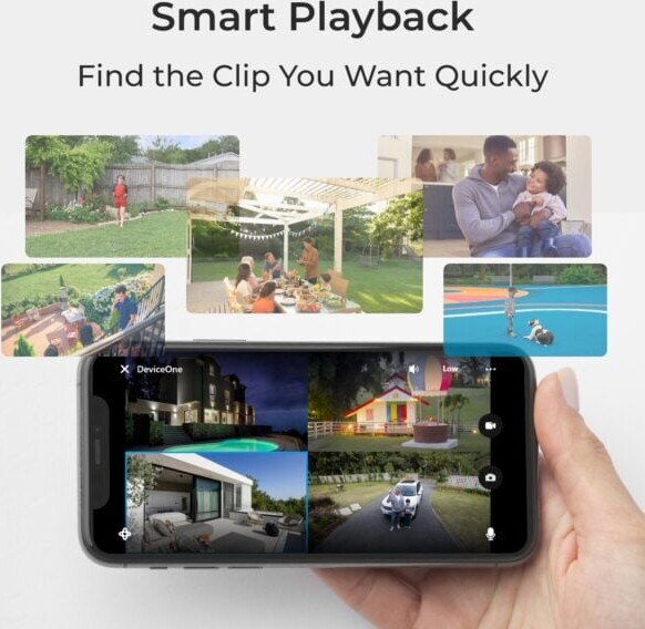 Reolink - Go Pt Plus G430 4G Lte Outdoor Battery Camera - White