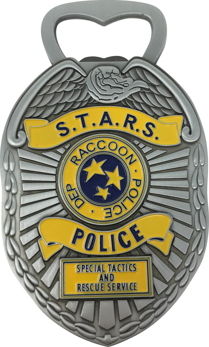 Resident Evil Police Badge Bottle Opener