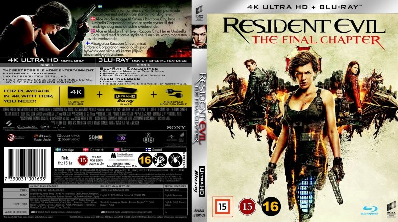 Resident Evil: The Final Chapter (DVD)