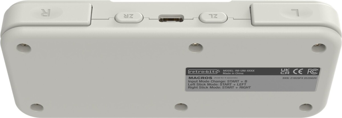 Retro-Bit - Origin8 24G Pad Ns Nes - Grey