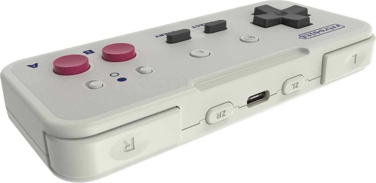 Retro-Bit - Origin8 24G Pad Ns Nes - Grey