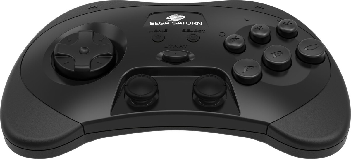 Retro-Bit - Sega Saturn Pro Controller - Black