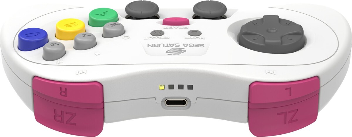 Retro-Bit - Sega Saturn Pro Controller - White
